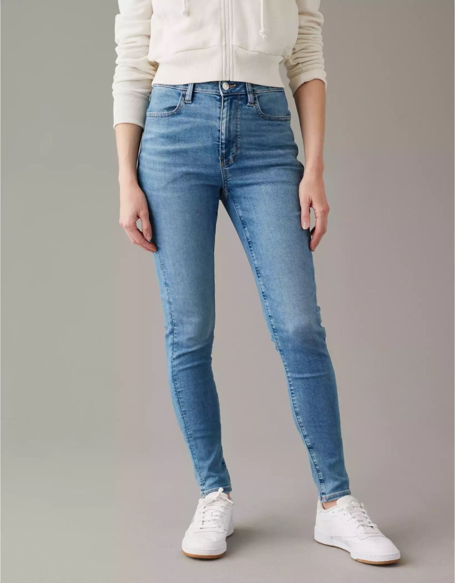 Jean American Eagle AE Ne(x)t Level Super High-Waisted Jegging Multicolore Femme | HEM-82262311